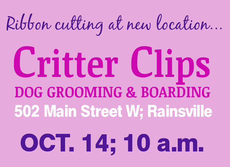 Ribbon cutting at Critter Clips